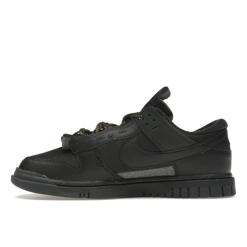 Nike Air Dunk Jumbo Black Gold Unisex Sneakers Metallic-Gold FB8894-001