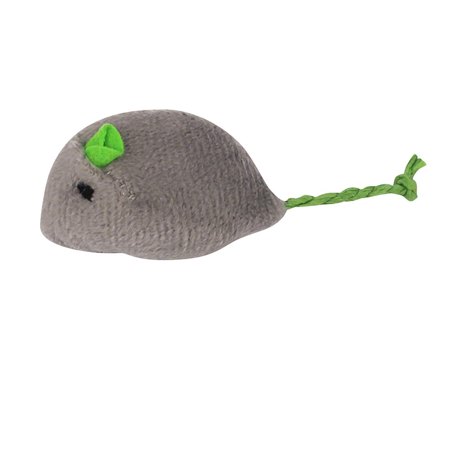 

Игрушка для кошек, плюшевая мышь, игрушка для кошек, травяная мышь, устойчивая к царапинам игрушка для кошек, мятная игрушка для домашних животных One Size зелёный