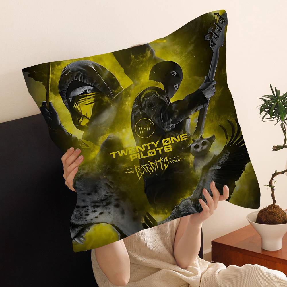 T-Twenty One Pilots Pillow Cover Design Cushion Cover Decor Holiday Decorati