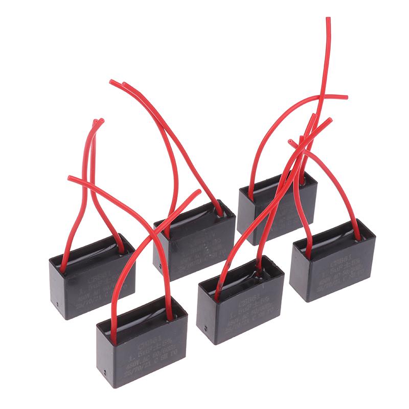 5/10 Stück Universell 1,5 µF Schwenkkopf Elektrischer Ventilator Kondensator Zubehör Motor Anlaufkondensator Häufig Verwendet