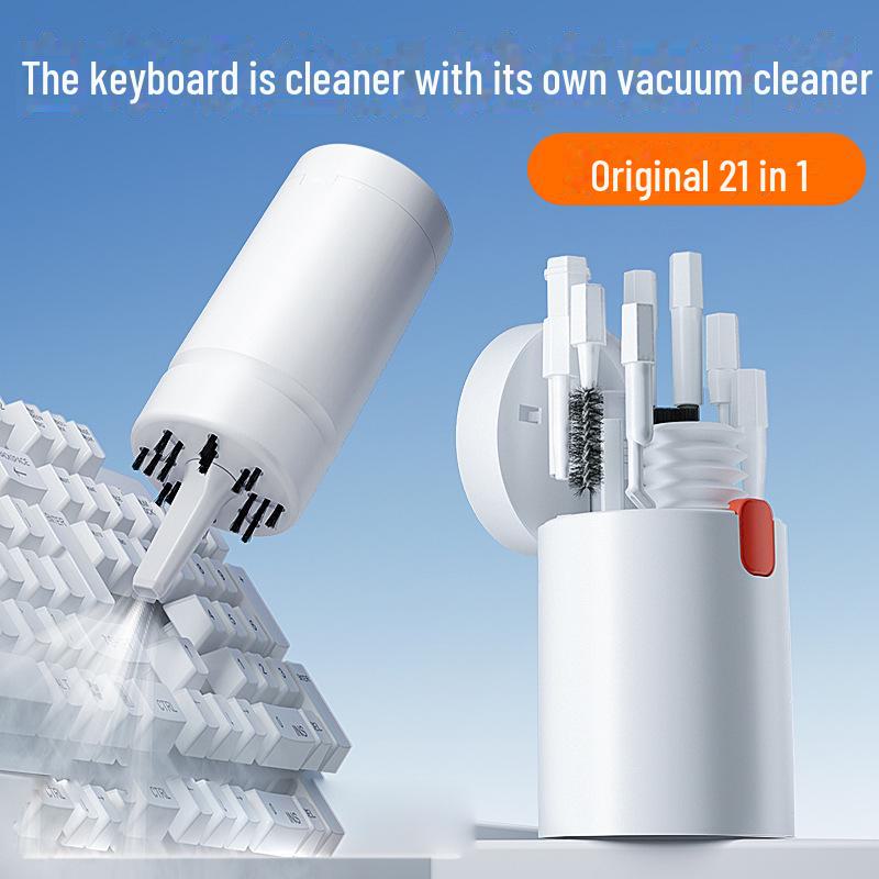 Multifunctional Cleaning Set: Keyboard Brush & Phone/Headset Cleaning Pen