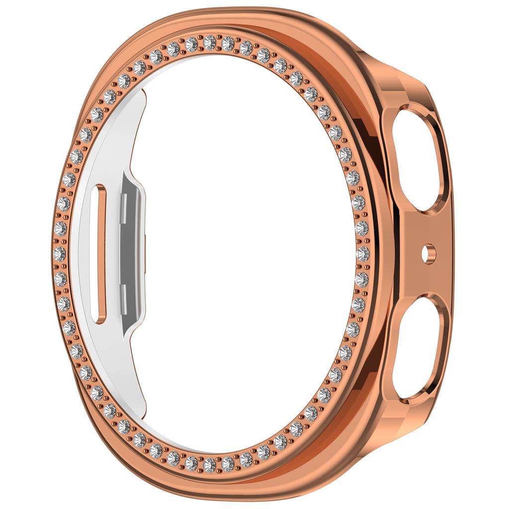 Bling PC Průhledné Ochranné Pouzdro Pro Samsung Galaxy Watch8 40mm 44mm Diamantové Křišťálové Pouzdro Tvrdý Kryt Ochranný Rám Hodinek