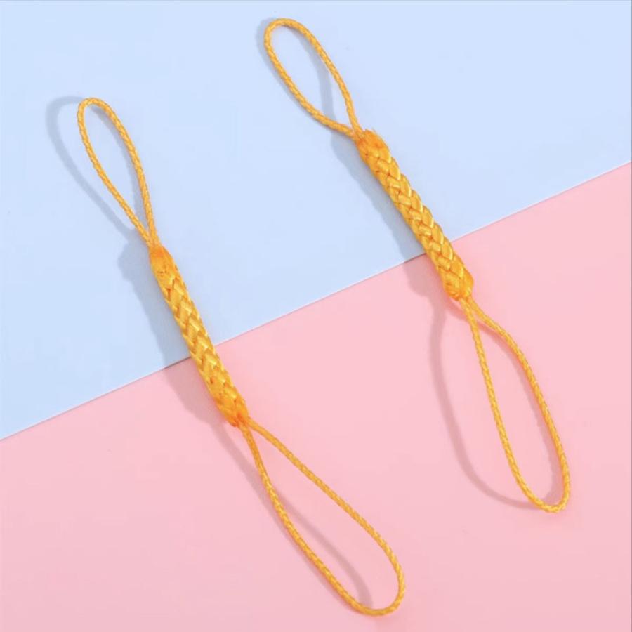 10PCS Double Ended Phone Rope Key Chain Lanyard Hand Knitted Phone Strap Braided Pendant Charms Phone Cord Keychian Accessories