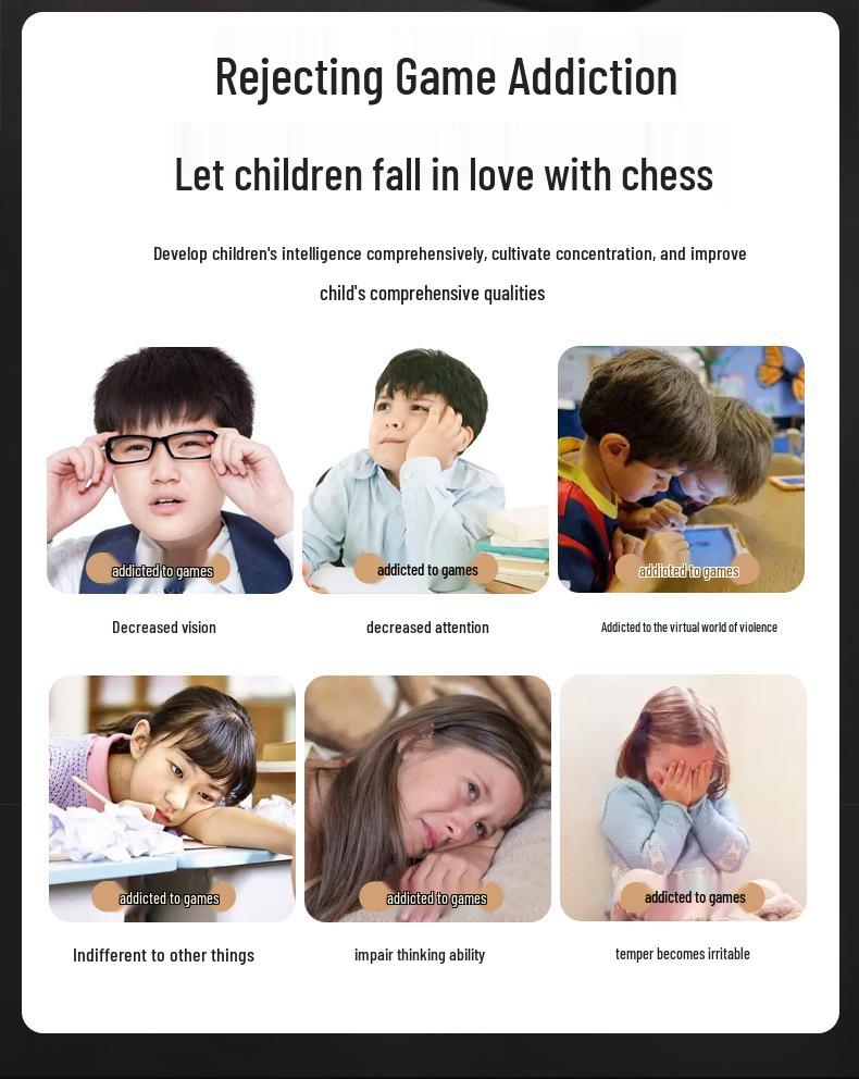 Magnetisches Tragbares Schachspiel für Grundschüler: Fortschrittliches faltbares Schachbrett mit großen Figuren