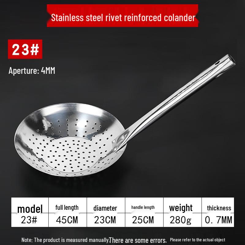 

Stainless Steel Kitchen Frying Skimmer