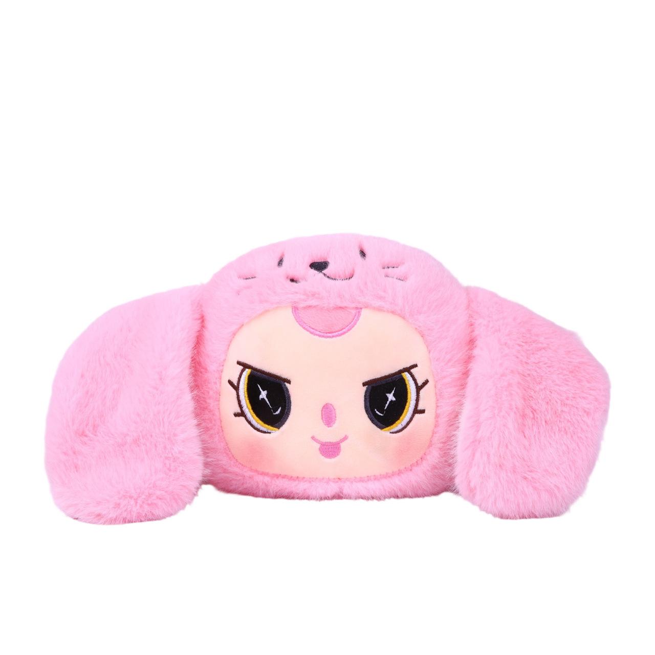 

Супер милый мультяшный рюкзак-сумка для куклы, девичье сердечко, мягкая девочка, студенческий, повседневный, универсальный, с куклой с большой головой, сумка через плечо