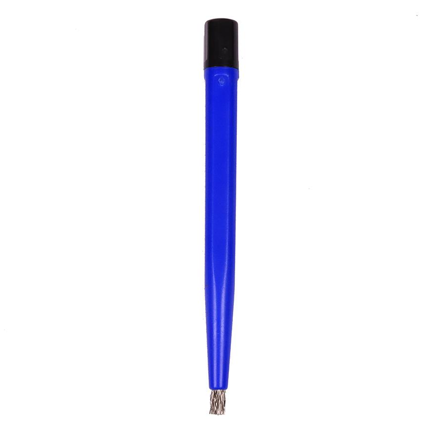 3Pcs/Set Scratch Brush Pen Set Brass Steel Fiberglass Tip Rust Removal Cleaning Pen Watch Electronic Cleaning Tool Watchmakers