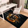 Kombat Dragon In Flames Carpet, Chair Rug,Rug for Office Bedroom Living Rooms, Doormat Decor Fan Gift Christmas Gift