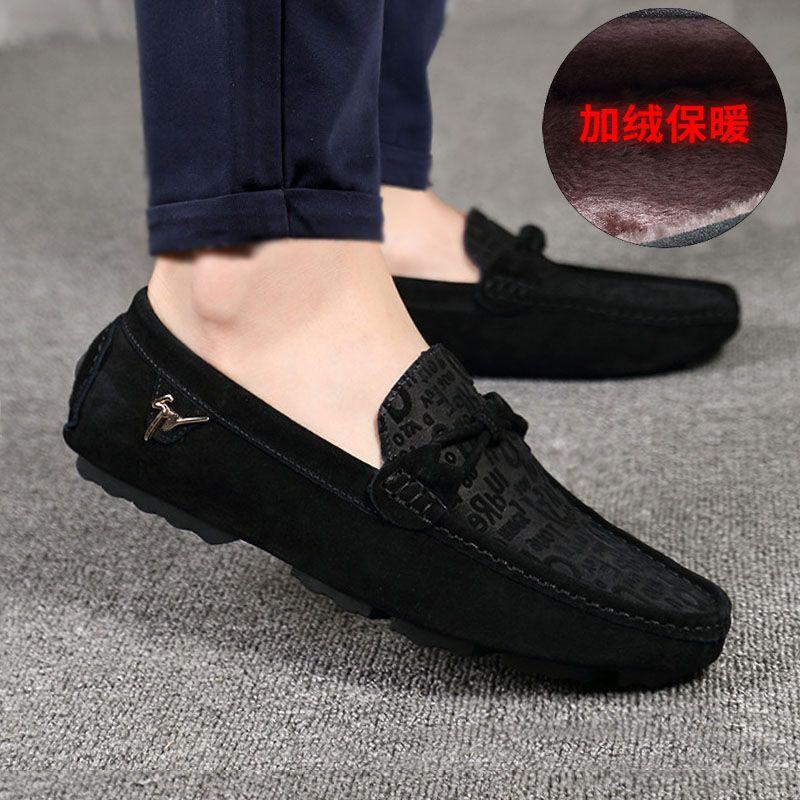 Doudou shoes new social British spring and autumn youth driving shoes casual tide