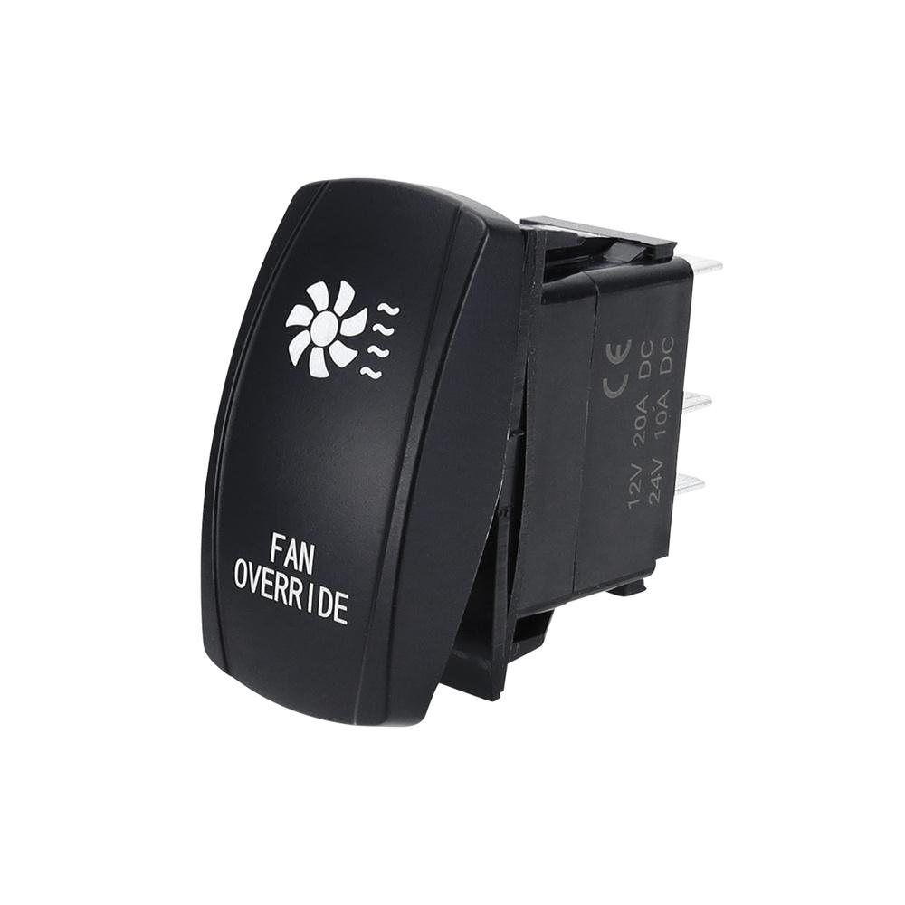 Cooling Fan Override Rocker Switch Kit For UTV Can Am Polaris RZR XP 1000 800