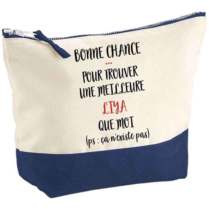 Trousse de maquillage - PLANETEE - Liya ça n'existe pas - Grand format - Coton - Impression HD