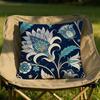 Ethnic Bohemian Pattern Cushion Cover Soft Reversible  Durable Pillow Cover  MultiScene Use for Home  Car Daily Comfort