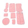 9PCS Castor Oil Pack Set Reusable Adjustable Castor Oil Compress Wrap Kit Soft Fabric Sleep Aid Tool for Insomnia