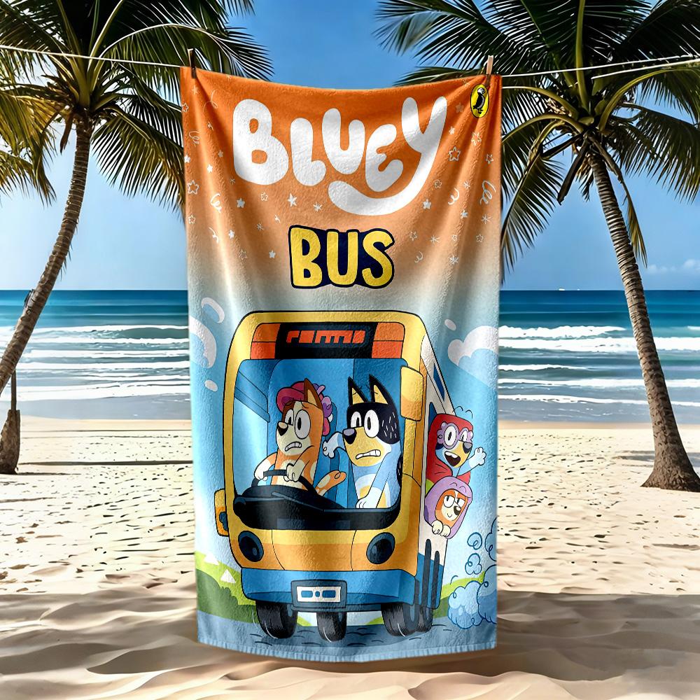 Bruy1 Beach Towel Quick-Dry Soft Microfiber Comfortable Lightweight