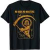 No Gods No Masters Satanic Evil  Tarot Death Satan T-Shirt