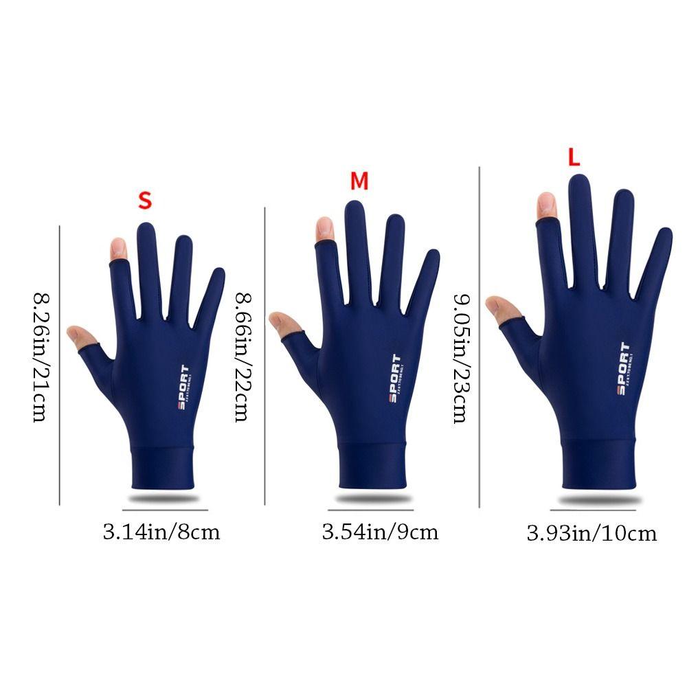 UV Protection Sunscreen Gloves Breathable Cycling Driving Gloves Sun Protection Gloves  Men Women