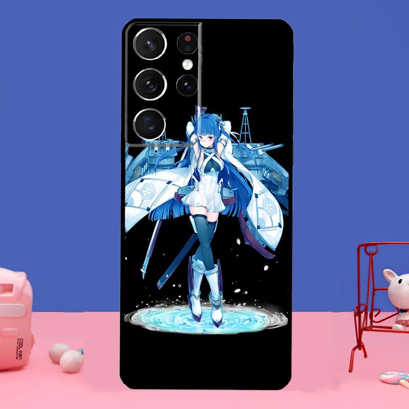 Azur Lane Phone Case For Samsung Galaxy S21 Ultra S20 FE S8 S9 S10 S22 Plus Note 20 Ultra Full Cover