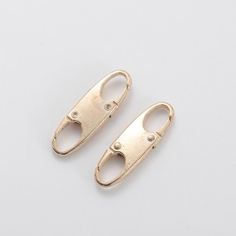 2Pcs Zipper Clip Theft Deterrent Double Opening Zippers Pull Replacement Detachable Zipper Connectors Zipper Lock Carabiner Clip