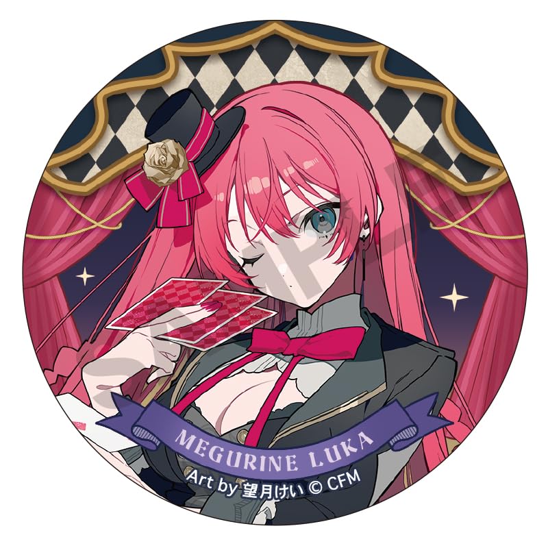 Crux Hatsune Miku Trading Can Badge Circus 1BOX Diameter Approx. 56mm Tinplate