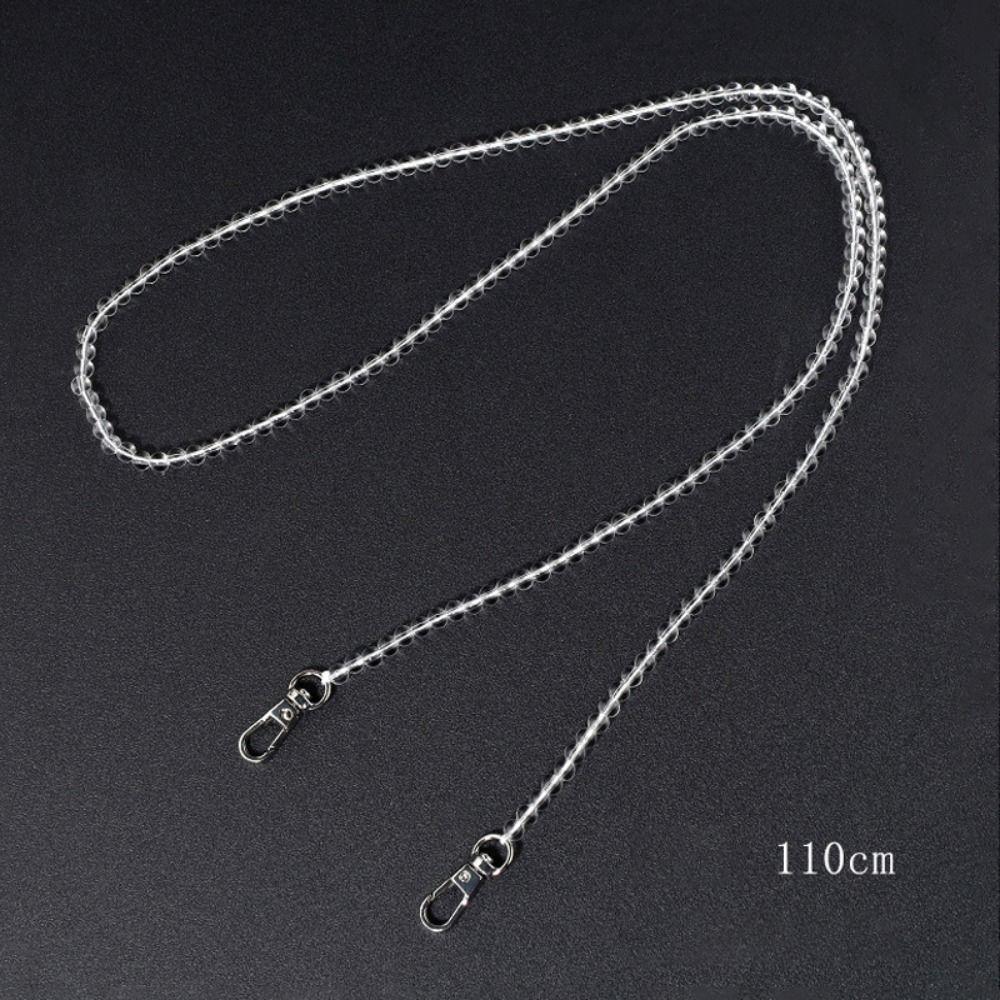 Fashion 110cm/120cm Purse Pearl Strap DIY Replacement Bag Lanyard Beaded Chain Shoulder Bag
