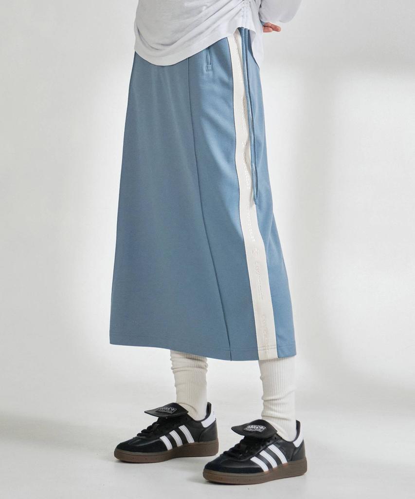 Covernat Woman Track Skirt Dark Blue