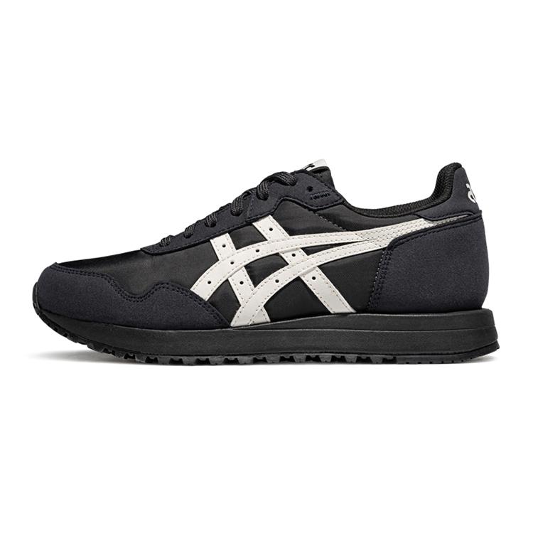 New ASICS Low Top Retro Sports Casual Shoes Unisex Black/Milk White 1203A956-001