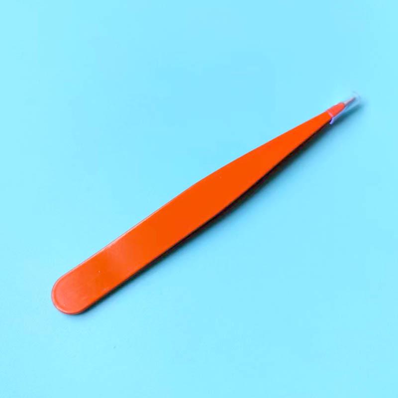 High-Quality Stainless Steel Black Eyebrow Tweezers Set for Multi-Purpose Hair Removal.