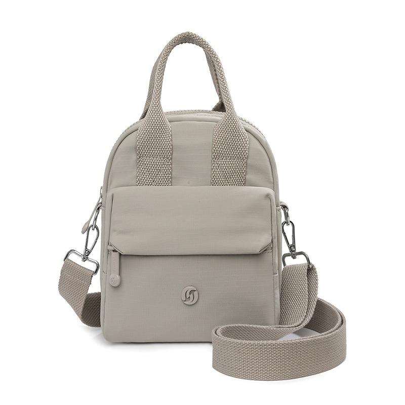 

Women s Shoulder Bag Casual Shopping Handbag Lightweight Large Capacity Textured Backpack Fashion Travel Versatile Messenger Bag серый