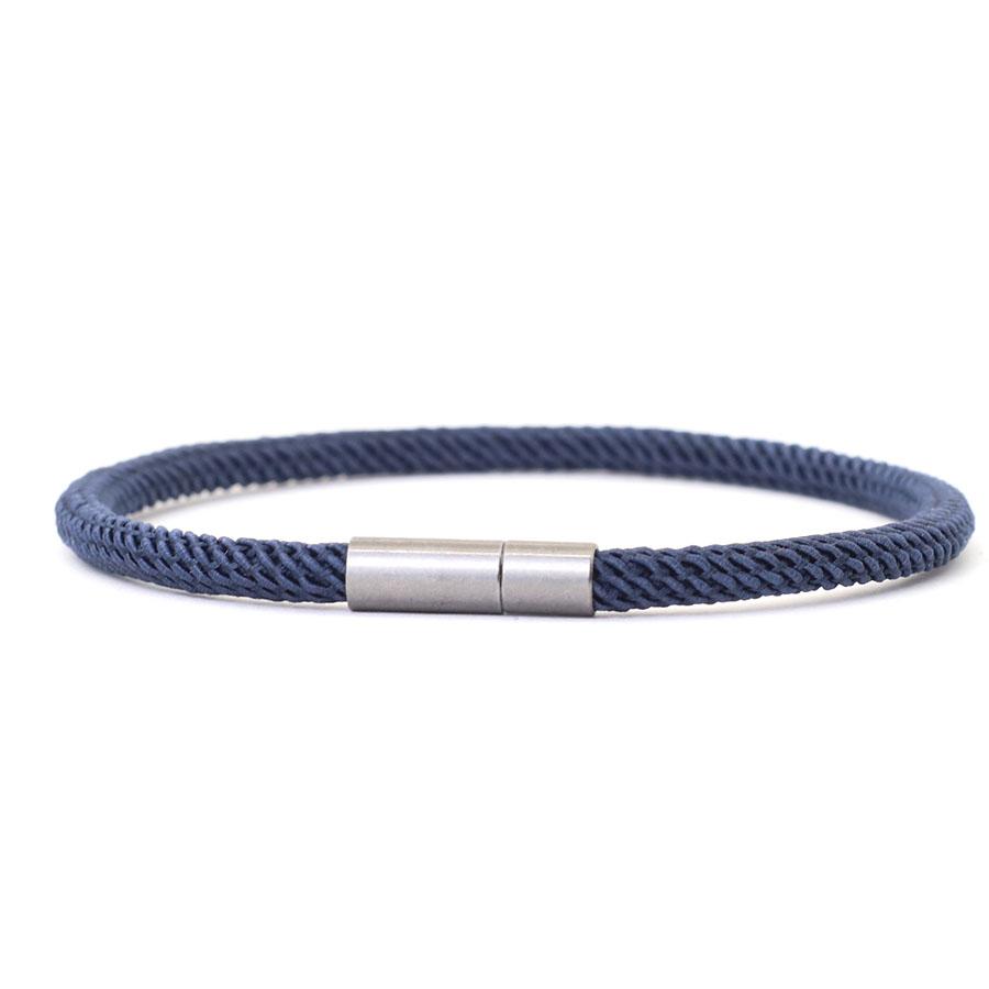 

Noter Lucky Cord Chain Bracelet Unisex Nickel Black Detachable Buckle 3 Sizes Available Couple Gifts Pulsera Roja De Proteccion 19.5cm 7.7Inch Темно-синій