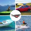 Kayak Shark Sticker Waterproof Stickers Decal Canoe Dinghy Marine Boat Car Automobiles Body DIY Stickers