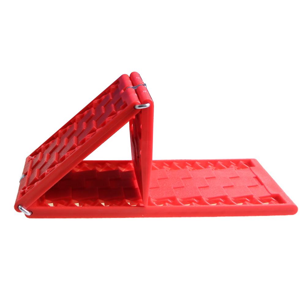 2Pcs Car Emergency Escape Plate Traction Mat Tire Grip Aid Foldable Non-Slip for Most SUVs Cars &