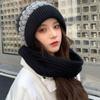 The New Hat Scarf Is Integrated And Thickened The Warm And Warm Winter Ears