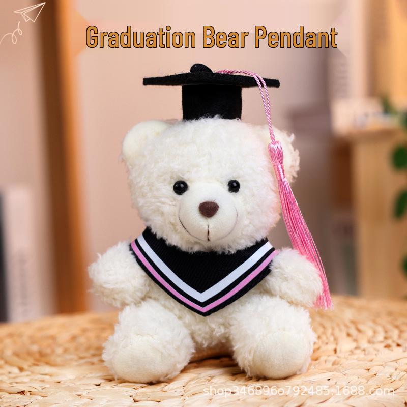Abschluss Teddybär Plüsch Schlüsselanhänger - Event Geschenkbeutel Anhänger