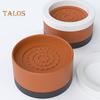 4Pcs Round Furniture Riser Heavy Duty Bed Riser Stackable Anti-slip Table Desk Couch Chair Sofa Cabinet Leg Lift Riser Heightening Foot Pad