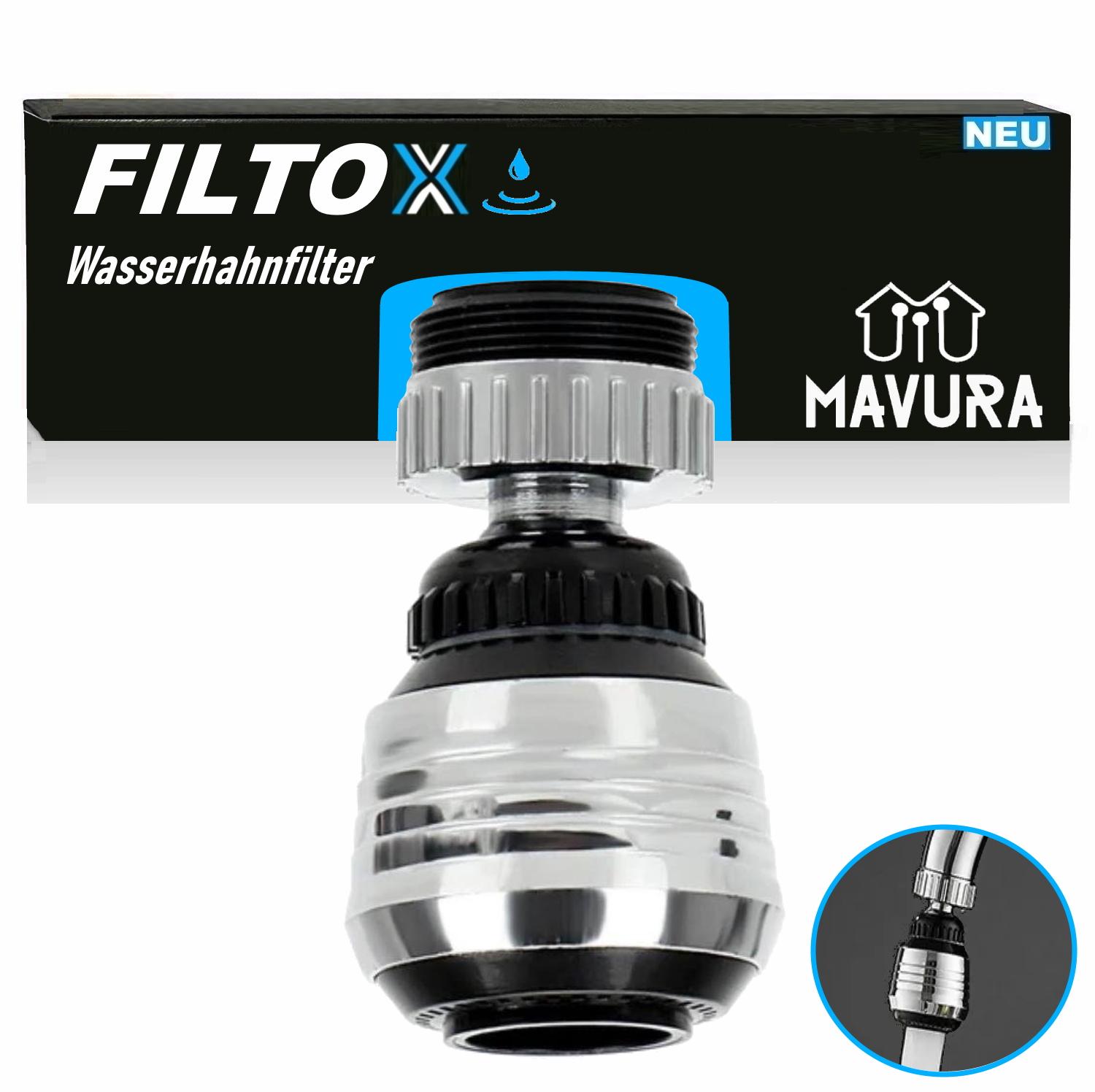 

FILTOX Водозберігач Насадка на кран Поворотний душ Змішувальна насадка Аератор