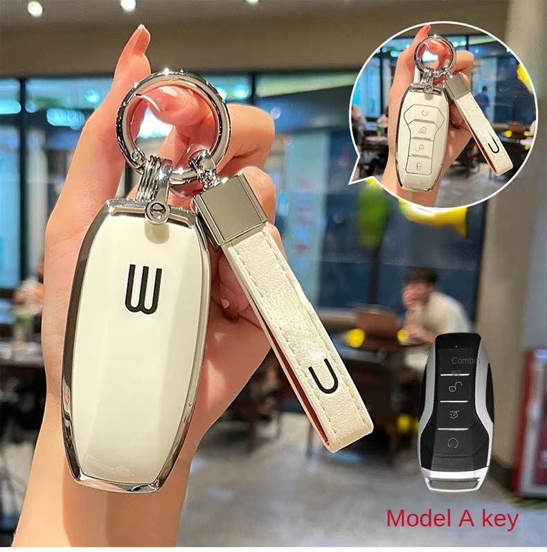 For BYD TPU Car Key Seagull/Dolphin/Qin/Han/Tang/Song/SEAL U DM-i/ATTO03 Car Key Decoration Full Cover Protective Case
