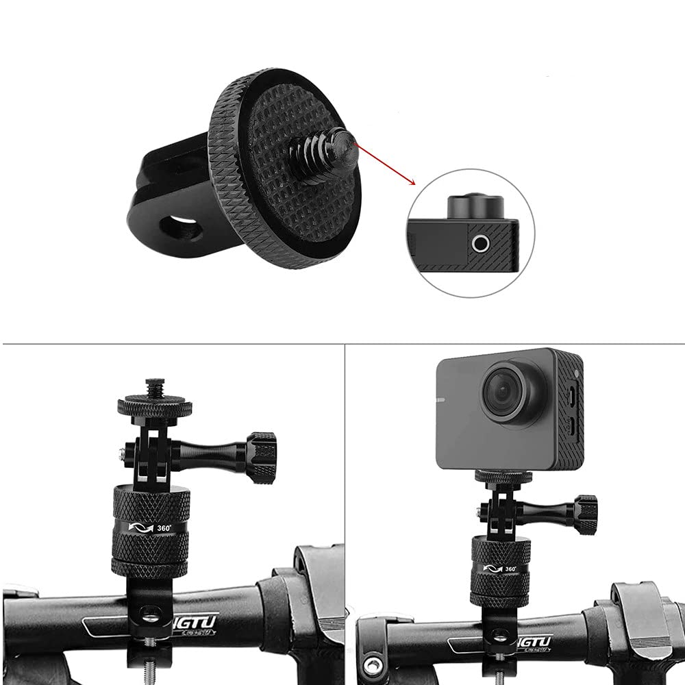 Aluminum Conversion Adapter Durable Aluminum Alloy Camera Screw Adapter Tripod Adapter for GoPro Camera Screw Connection Screw Fixing Screw Adapter
