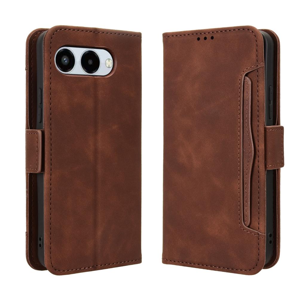For T-Mobile T Phone 3/T-Mobile REVVL 8 Leather Case Phone Wallet Cover with Multiple Card Slots