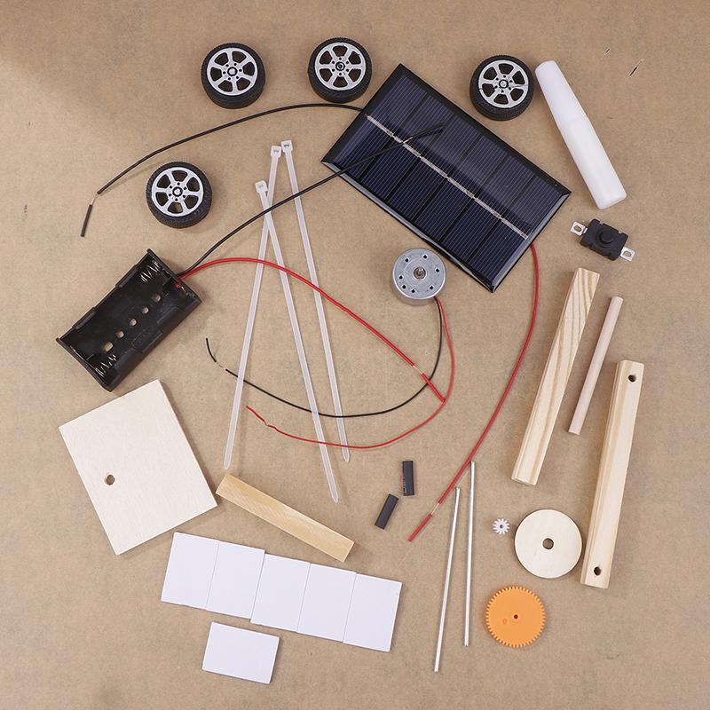 Assemble Solar Car Creative Inventions Motor Ability Of Children Active Thinking Diy Electronic Kit Technology Toys For Kids
