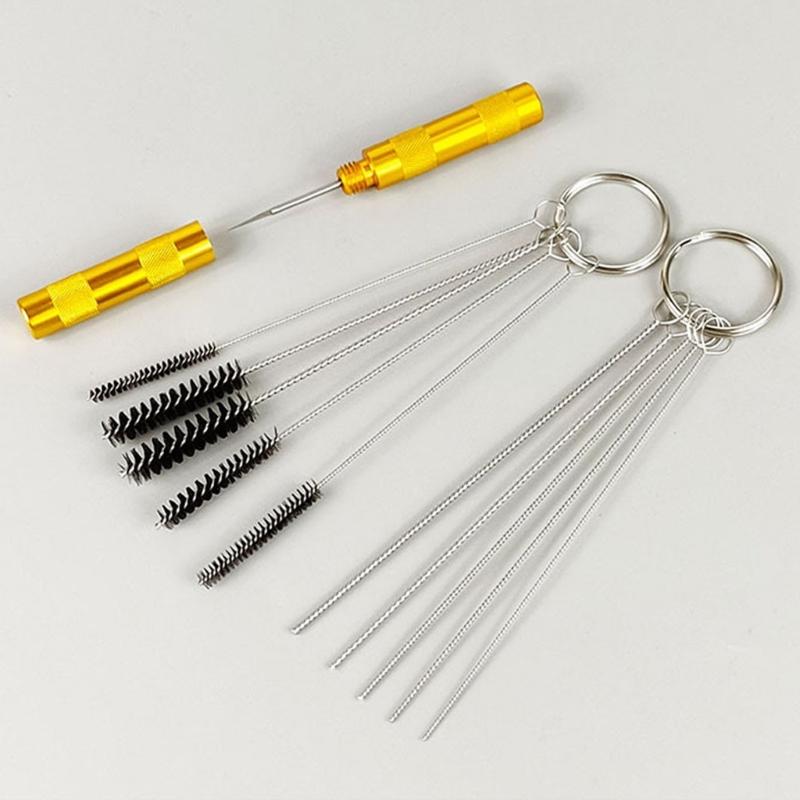 Double Action Air Brush Gravitational Feed Nozzle Guns Cake Decorating Brushes For Nail Manicure Art Crafts Cake