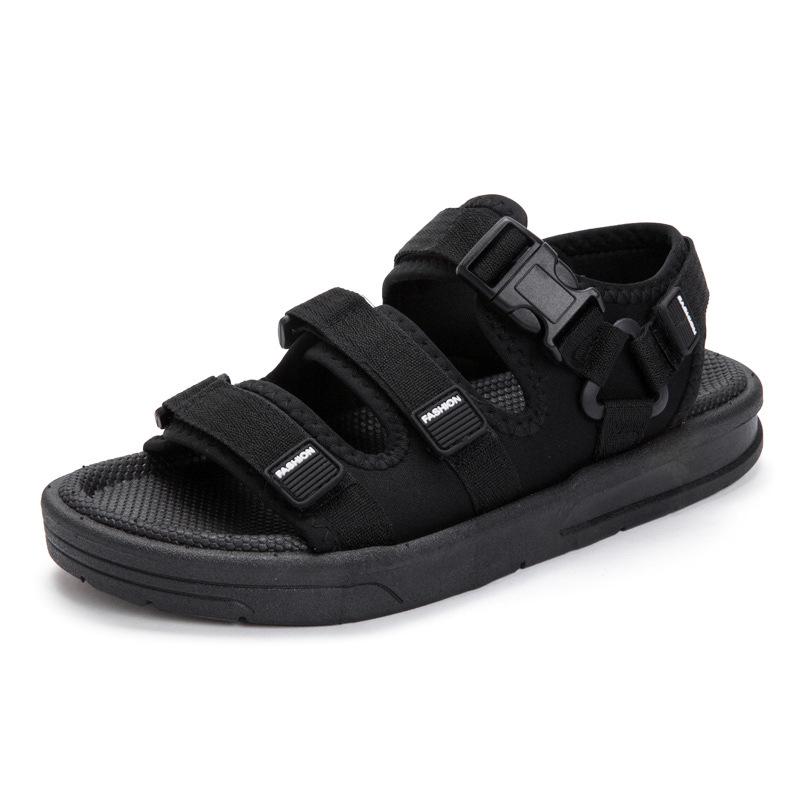 Men’s 2025 Versatile Non-Slip Rubber Sandals: Breathable, Odor-Resistant Casual Sports Beach Shoes