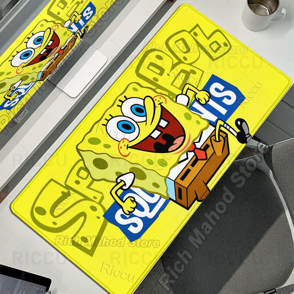 Large Size SpongeBob SquarePants Patrick Star Pattern Mouse Pads PC Computer Keyboard Table Carpet Anti-slip Rubber HD Desk Mats