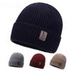 Cappello di lana invernale da uomo cappello caldo da esterno quadrato standard pile cappello freddo cappello freddo autunno e inverno cappello lavorato a maglia donna