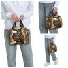 Steampunk Owl With Clock And Gears Insulated Lunch Bag for Kids School Cooler Thermal Food Box Tote Lunch Boxes Container