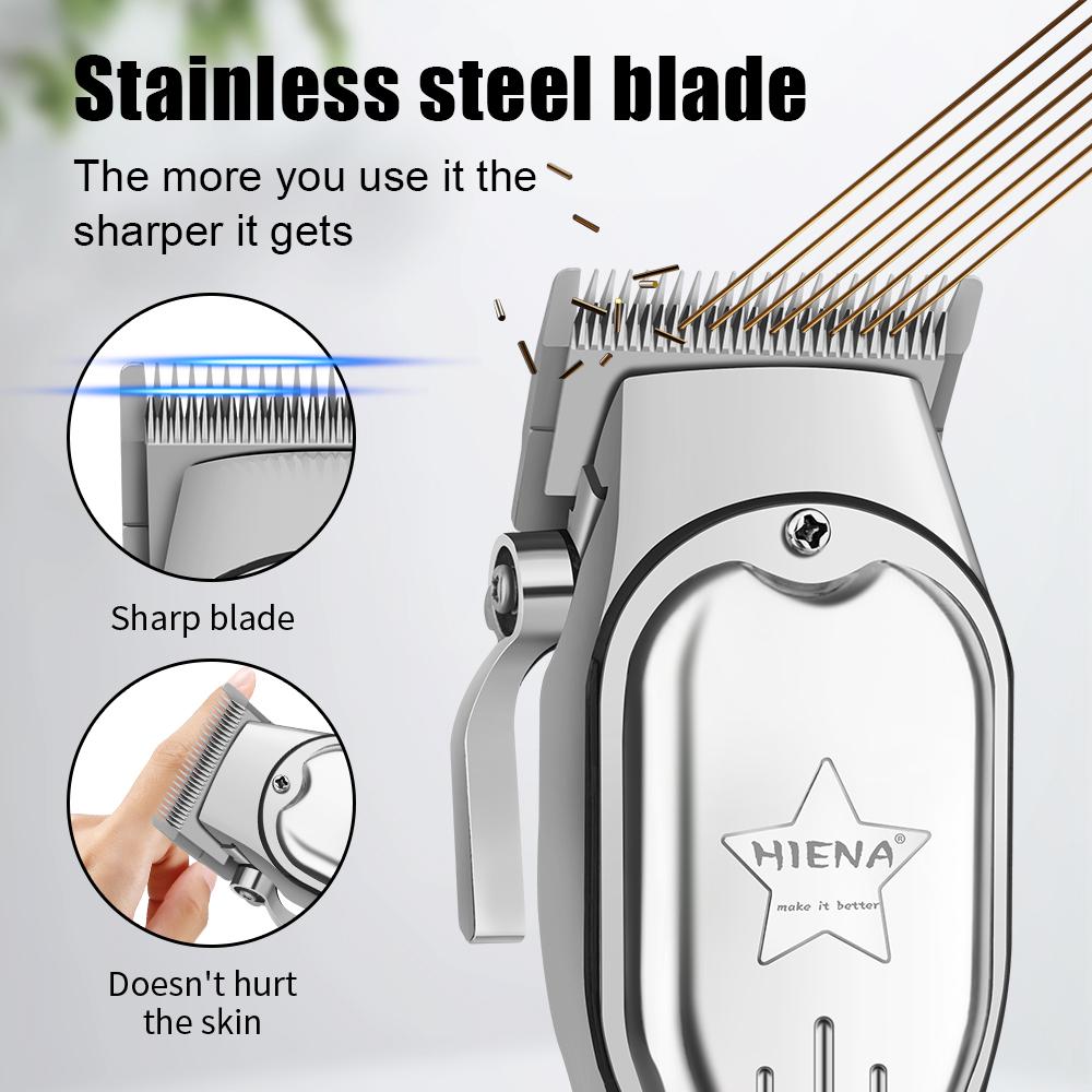 HIENA Men's Electric Hair Trimmer Machine Electric Rechargeable Best Professional Hair Cutting Machine for Men