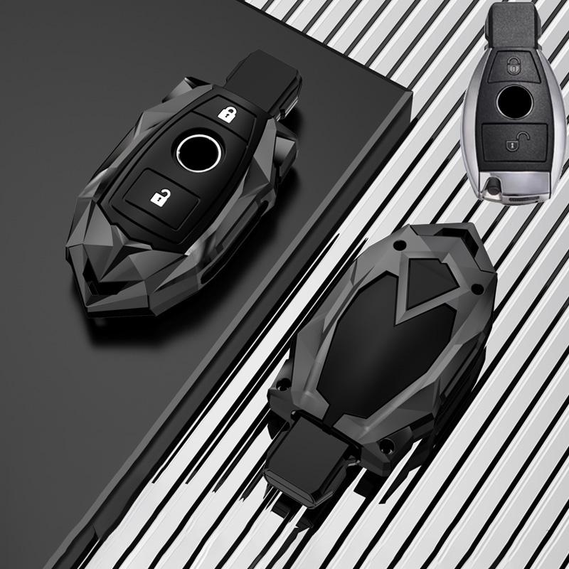 Car Key Case Cover Shell For Mercedes Benz C E S Class Glc W206 W223 W214 E300 C260 C300 S450 S500 S400 Fob Accessories