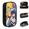 Panty Stocking With Garterbelt Pencil Cases New Cartoon Pen Box Bag Student Large Storage Office Gift Pencilcases