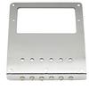 Musiclily Pro 10,8 mm Saitenabstand Telecaster Humbucker Brücke, 6-fach, Edelstahl-Saitenreiter, für TL E-Gitarren, Chrom
