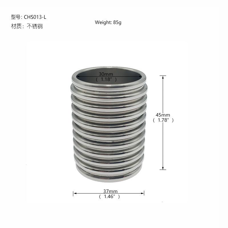 Stainless Steel Thread Penis Ring Penis Set Sex Toys Couple Passion Alternative Pleasure Sex Toy Exercise Aid