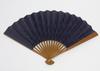 Large Arrow Kyoto Fan with Comes in a Wooden Made in Japan [Hasegawa] Fan, Size, Kasuri, Craftsman, Handmade, Bag, Box,